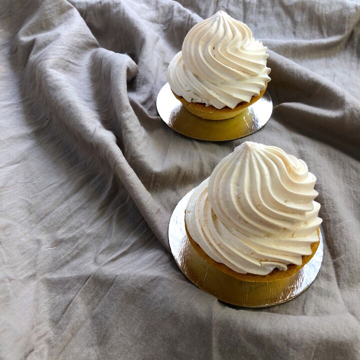 Цитрусово-творожная корзинка