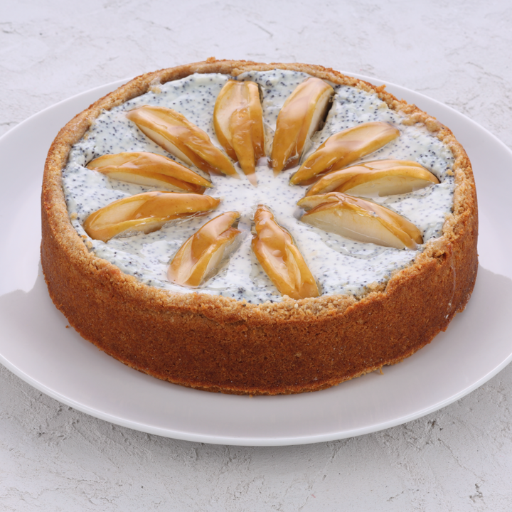 Яблочно-творожный пирог