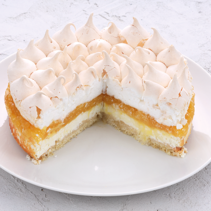 Цитрусово-творожный пирог