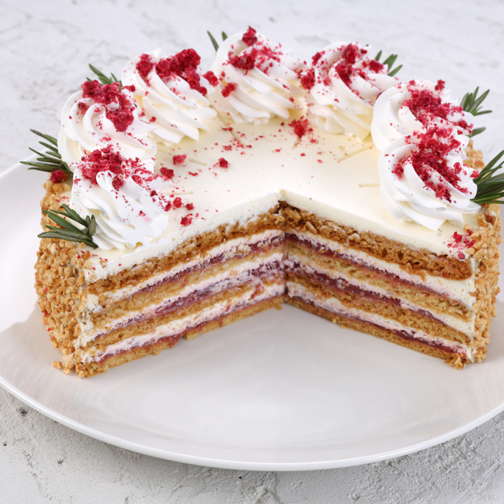 Малиновый со сметаной