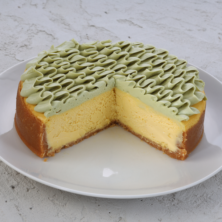 Чизкейк манго-фисташка