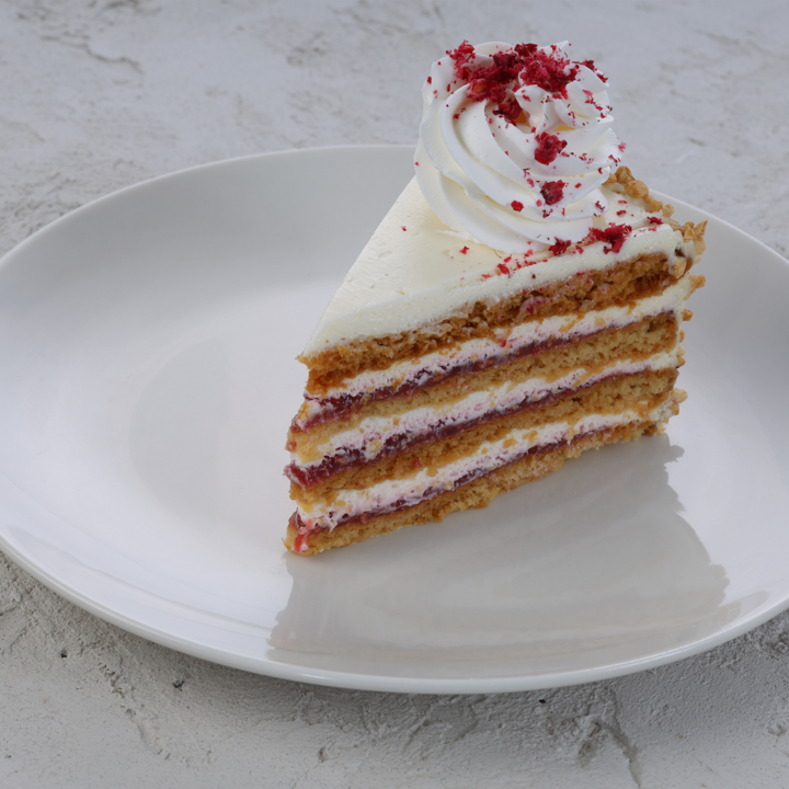 Малиновый со сметаной